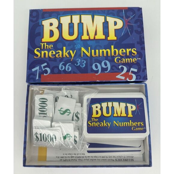 BUMP The Sneaky Numbers Game Tah Dah! 1997 Family Card Game - Picture 1 of 3